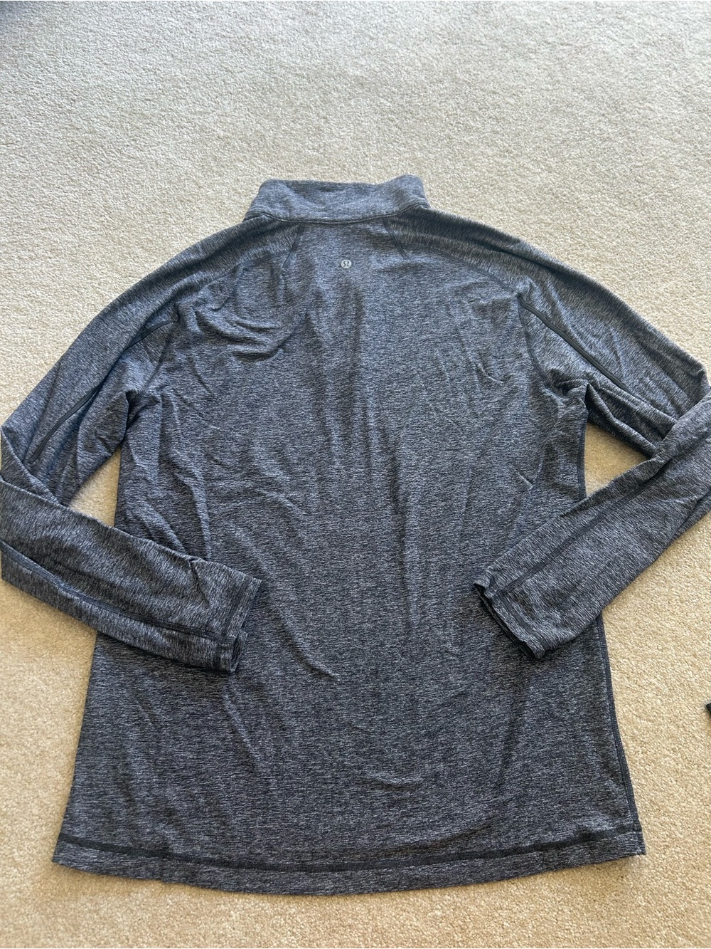 lululemon athletica Men’s Long-Sleeve Quarter-Zip Top - Heather Gray